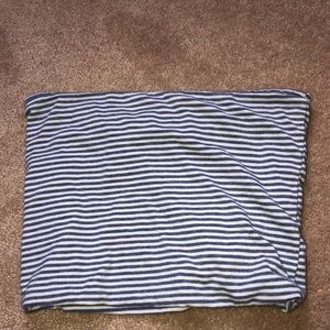 brandy melville striped tube top